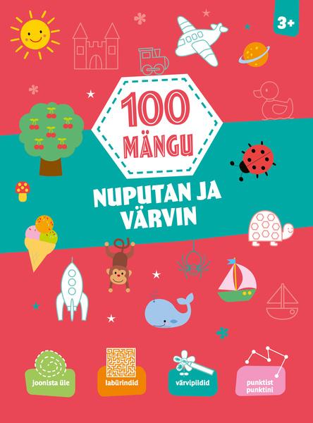 100 mängu: nuputan ja värvin kaanepilt – front cover