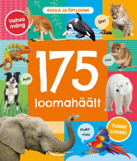 175 loomahäält Sada seitsekümmend viis loomahäält kaanepilt – front cover