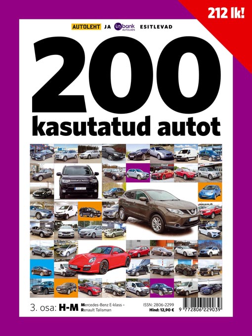 200 kasutatud autot 3. osa kaanepilt – front cover