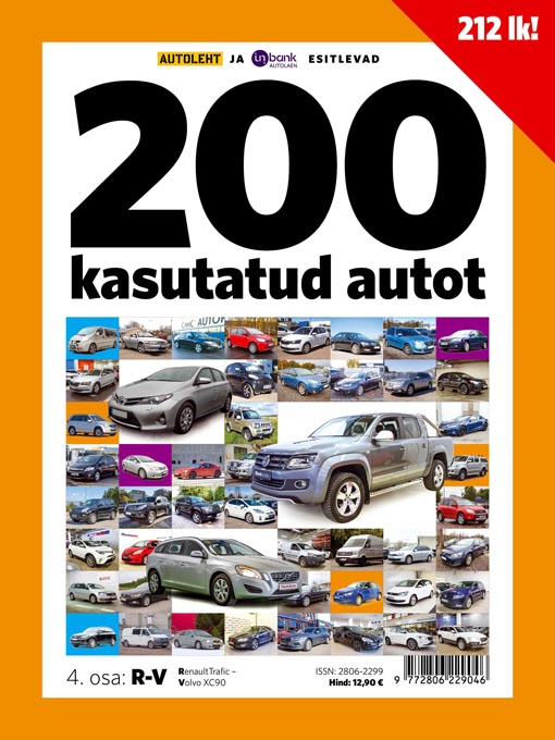 200 kasutatud autot 4. osa kaanepilt – front cover