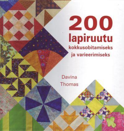 200 lapiruutu kokkusobitamiseks ja varieerimiseks kaanepilt – front cover