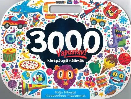 3000 kleepsuga raamat Vapustav! kaanepilt – front cover