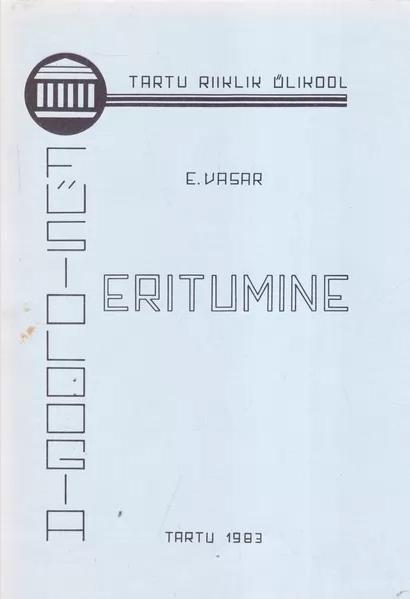 Eritumine kaanepilt – front cover