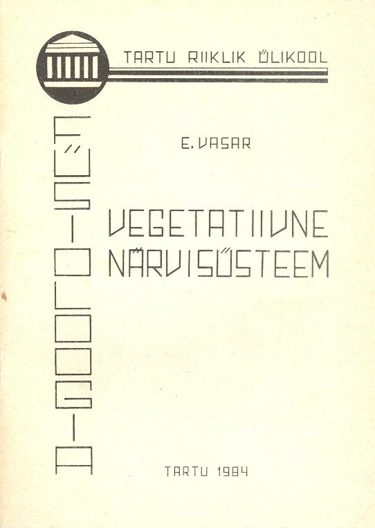 Vegetatiivne närvisüsteem kaanepilt – front cover