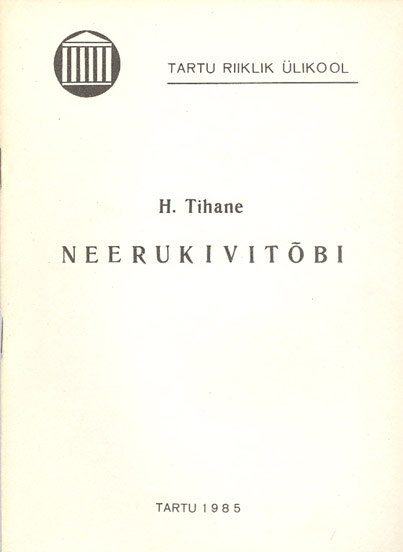 Neerukivitõbi kaanepilt – front cover