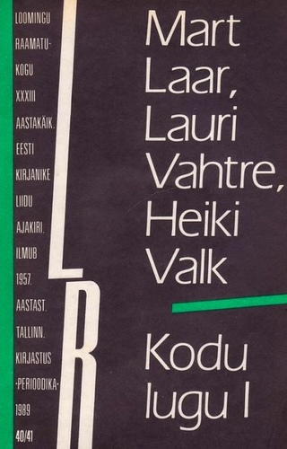 Kodu lugu I kaanepilt – front cover