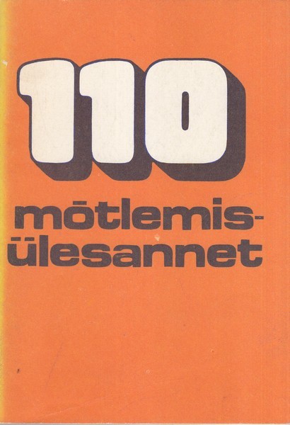 110 mõtlemisülesannet kaanepilt – front cover