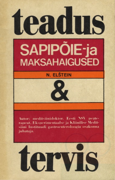 Sapipõie- ja maksahaigused kaanepilt – front cover