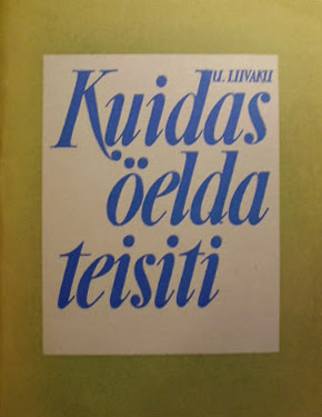 Kuidas öelda teisiti Valimik stamp- ja parasiitkeelendeid kaanepilt – front cover