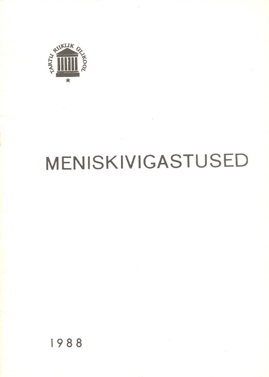 Meniskivigastused Metoodiline juhend arstiteaduskonna üliõpilastele kaanepilt – front cover