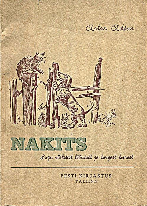 Nakits Lugu väikesest lõbusast ja targast koerast kaanepilt – front cover