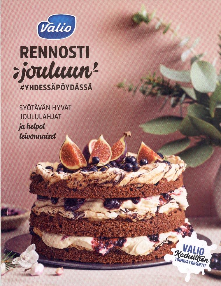 Valio RENNOSTI jouluun Syötävän hyvät joululahjat ja helpot leivonnaiset kaanepilt – front cover