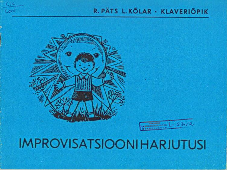 Klaveriõpik: improvisatsiooniharjutusi kaanepilt – front cover