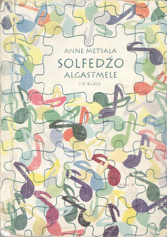 Solfedžo algastmele I–II klass kaanepilt – front cover