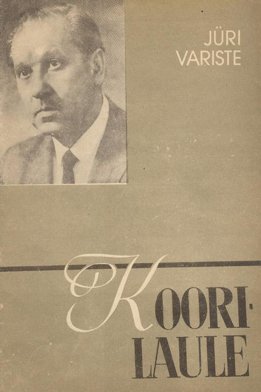 Koorilaule kaanepilt – front cover