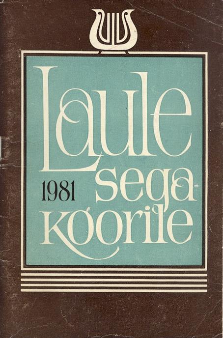 Laule segakoorile kaanepilt – front cover