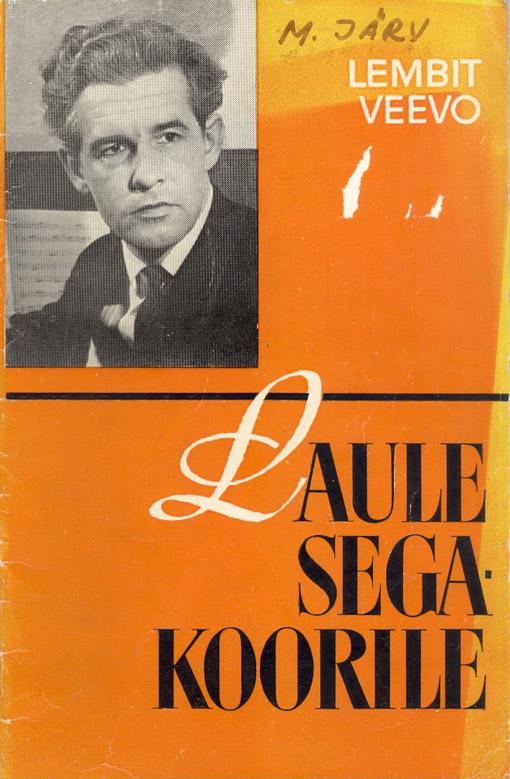 Laule segakoorile kaanepilt – front cover