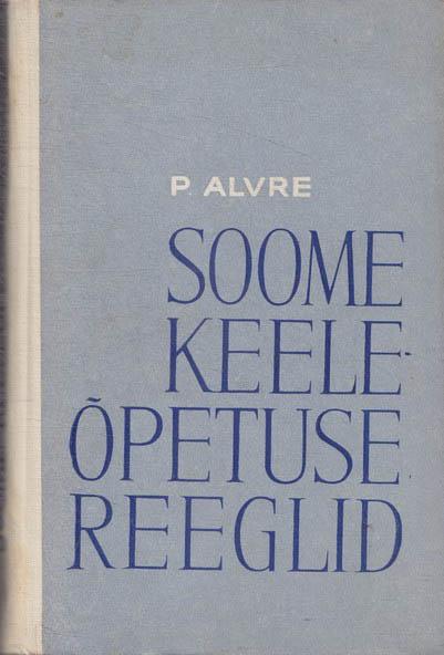 Soome keeleõpetuse reeglid kaanepilt – front cover