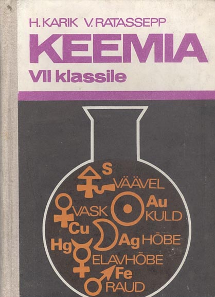 Keemia VII klassile kaanepilt – front cover