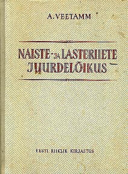 Naiste- ja lasteriiete juurdelõikus kaanepilt – front cover