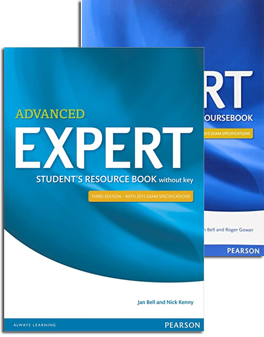 Advanced Expert Student’s Resource Book without key + Coursebook kaanepilt – front cover