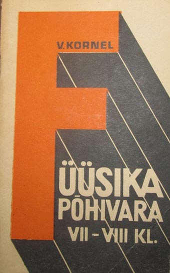 Füüsika põhivara VII–VIII klassile kaanepilt – front cover