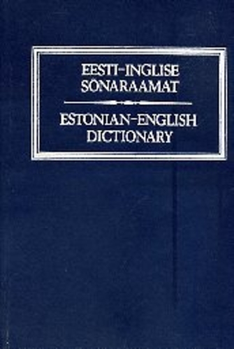 Eesti-inglise sõnaraamat – Saagpakk Estonian-English dictionary kaanepilt – front cover