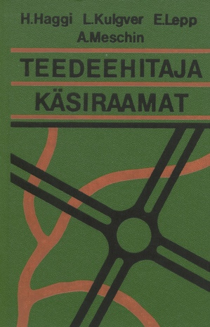 Teedeehitaja käsiraamat kaanepilt – front cover