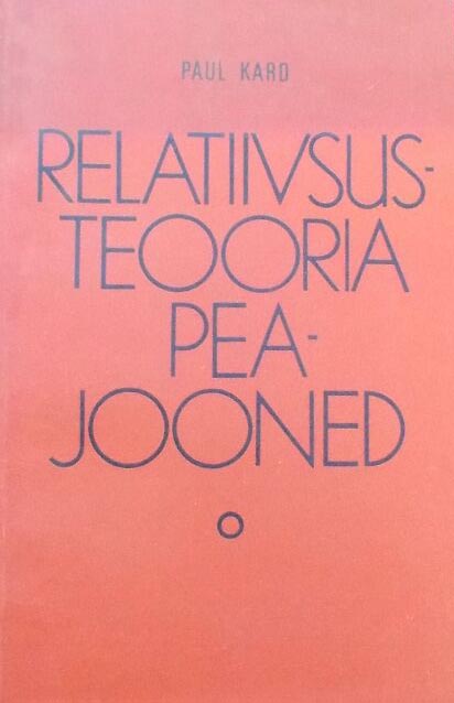 Relatiivsusteooria peajooned kaanepilt – front cover