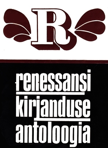 Renessansi kirjanduse antoloogia kaanepilt – front cover