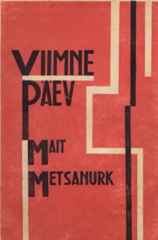 Viimne päev: novellid kaanepilt – front cover