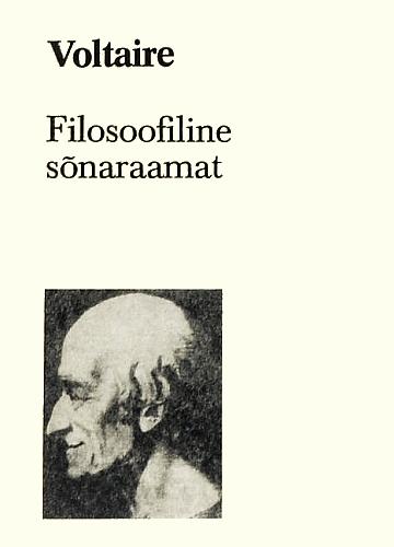 Filosoofiline sõnaraamat kaanepilt – front cover