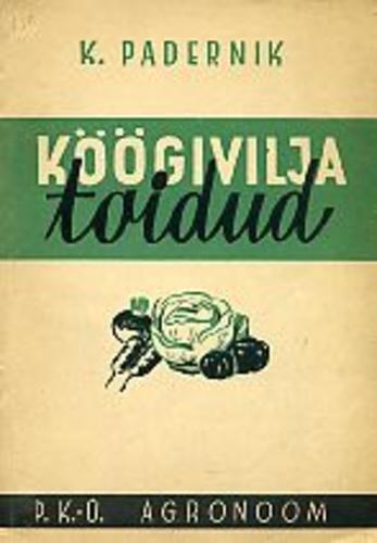 Köögiviljatoidud kaanepilt – front cover