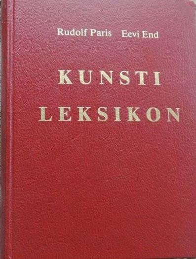 Kunsti leksikon Maali, skulptuuri, graafika, arhitektuuri ja tarbekunsti terminid eesti, inglise, prantsuse, saksa ja rootsi keeles eestikeelse seletusega kaanepilt – front cover