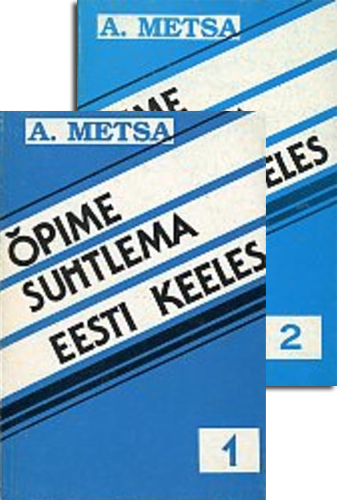 Õpime suhtlema eesti keeles (komplekt: 1. ja 2. köide) kaanepilt – front cover
