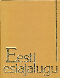 Eesti esiajalugu kaanepilt – front cover