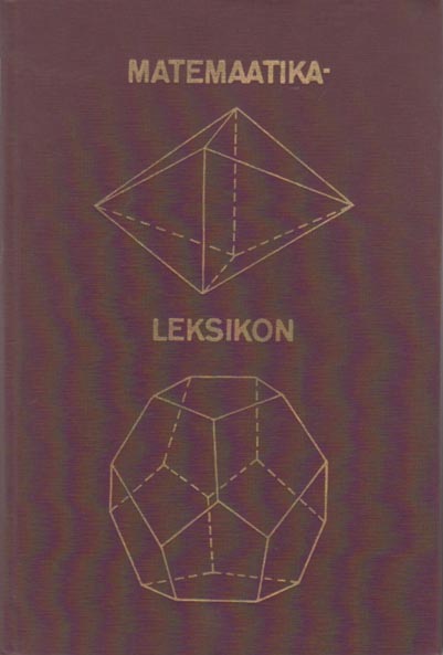 Matemaatikaleksikon kaanepilt – front cover