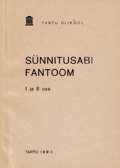 Sünnitusabi fantoom: I ja II osa kaanepilt – front cover