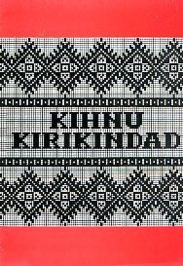 Kihnu kirikindad 32 kindamustrit kaanepilt – front cover