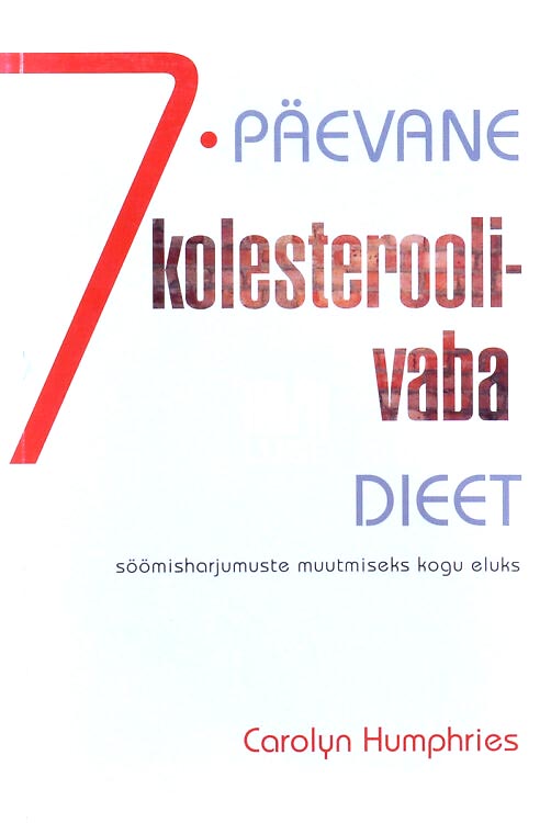 7-päevane kolesteroolivaba dieet kaanepilt – front cover