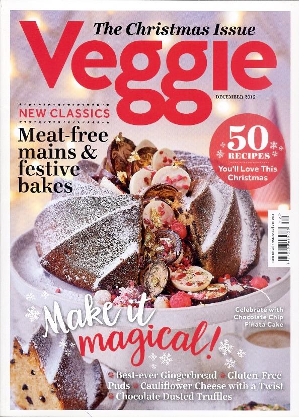 Veggie, December 2016 The Christmas Issue kaanepilt – front cover