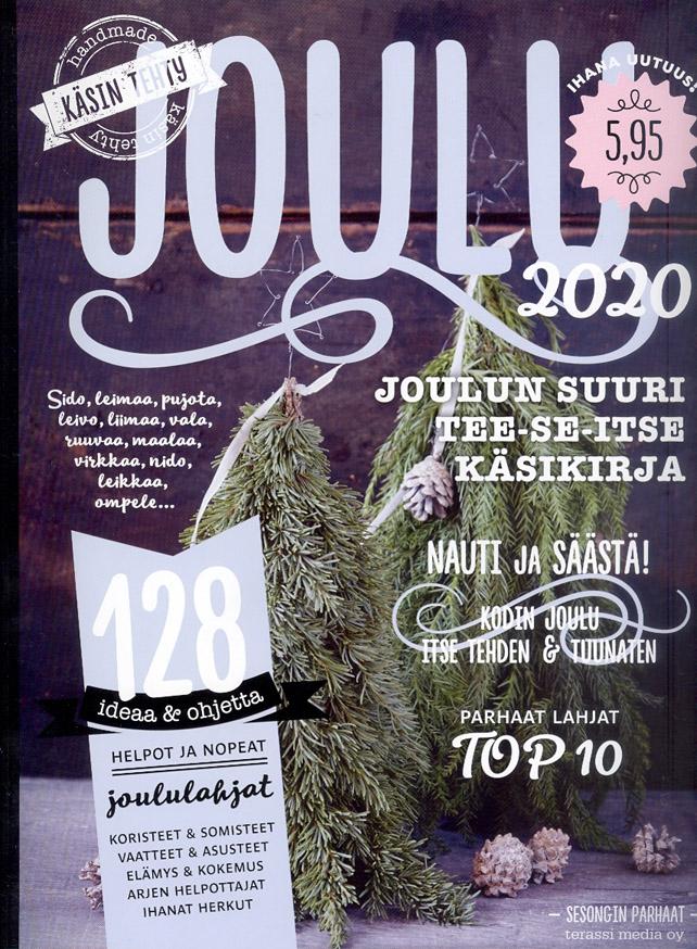 Käsin Tehty Joulu 2020 Joulun suuri tee-se-itse käsikirja kaanepilt – front cover