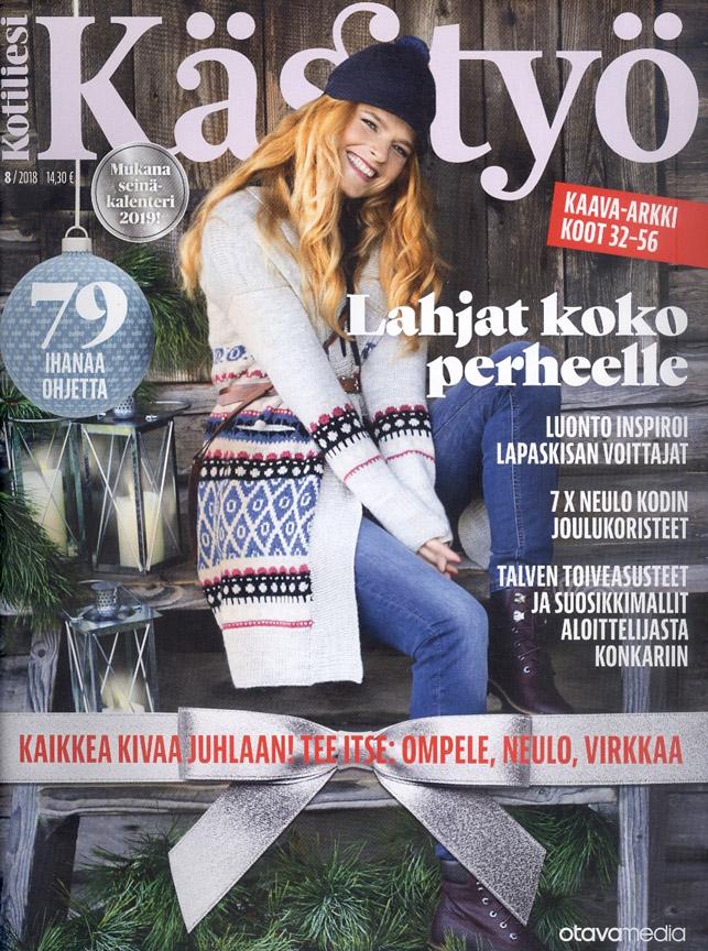 Kotiliesi Käsityö, 8-2018 Lahjat koko perheelle 79 ihanaa ohjetta kaanepilt – front cover