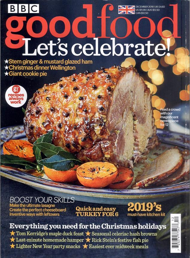 BBC Good Food, December 2018 Everything you need for the Christmas holidays kaanepilt – front cover