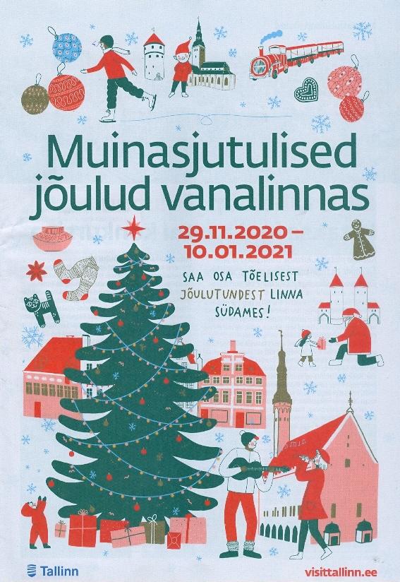 Muinasjutulised jõulud vanalinnas Saa osa tõelisest jõulutundest linna südames! kaanepilt – front cover