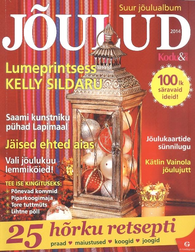 Jõulud 2014 100 lk säravaid jõuluideid kaanepilt – front cover