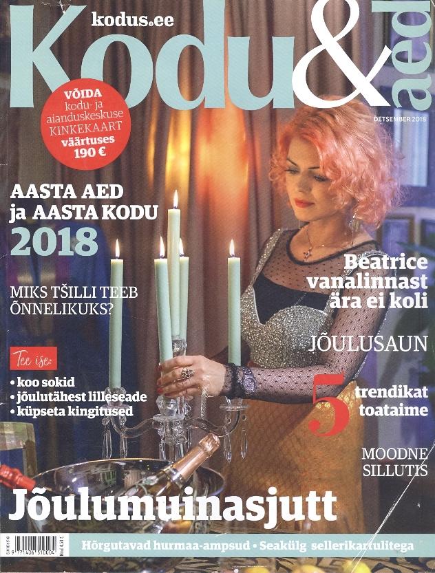 Kodu & aed, detsember 2018 Jõulutähest lilleseade • Jõulumuinasjutt kaanepilt – front cover