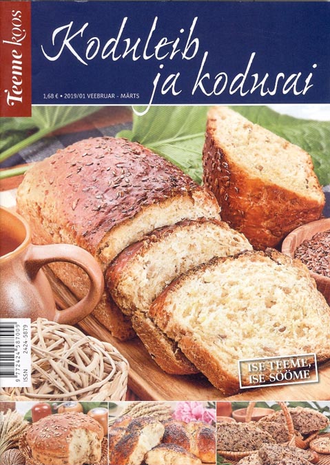 Teeme Koos 01/2019 Koduleib ja kodusai kaanepilt – front cover