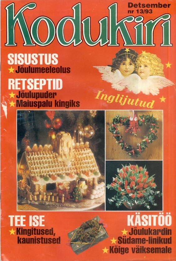 Kodukiri detsember 1993 kaanepilt – front cover