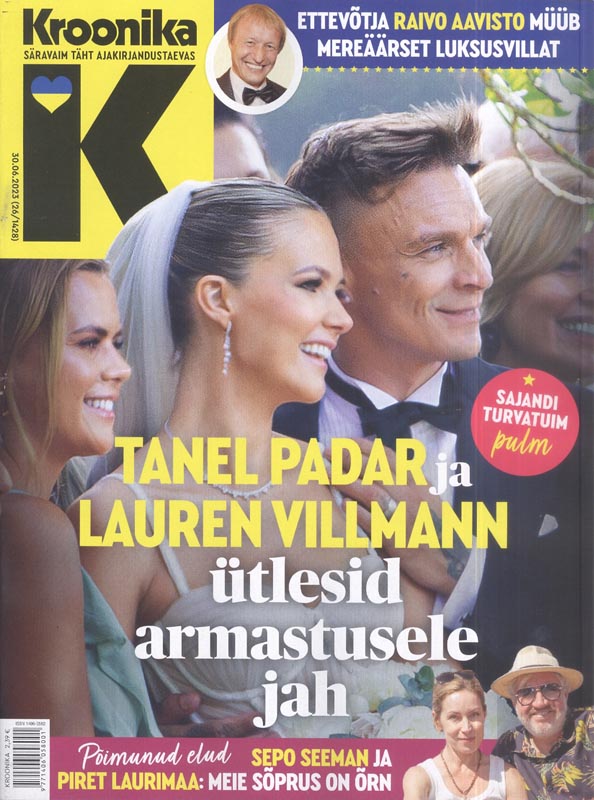 Tanel Padari pulm, ajakiri Kroonika kaanepilt – front cover